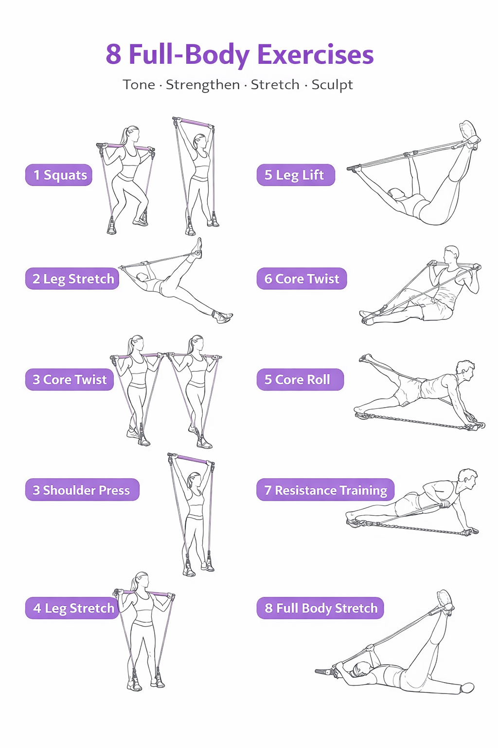 Elevra Sculpt Bar™ | Portable Pilates Sculpt System